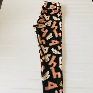 LuLaRoe One Size birthday leggings